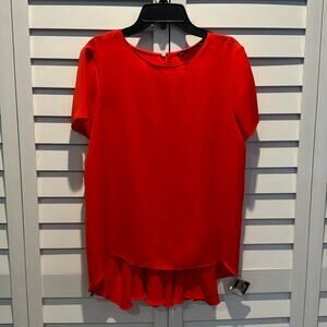 Zara Basic Pre Loved Blouse with high/ low and back bottom drape.